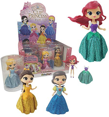 #sbabam Clip Princess Prinzessinnen, 2 Stück - Clip Princess (Schneewittchen, Aschenputtel) - 3+