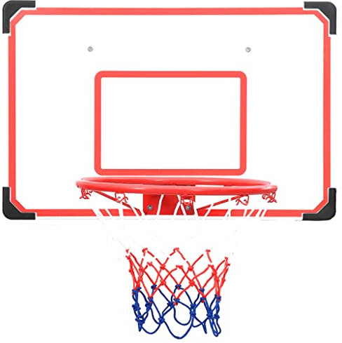 vidaXL Set de Canasta de Baloncesto de Pared Cinco Piezas Arcos Tablero Basket Deporte Amigos Niños Juguetes Jardín Patio Garaje Entrada