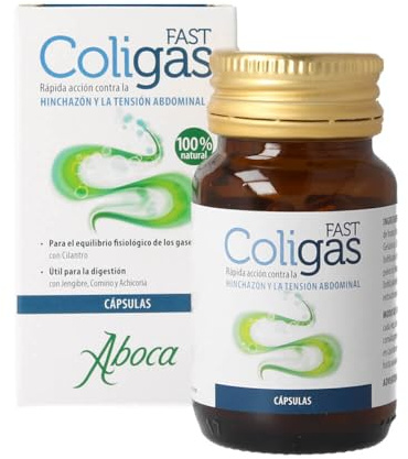 ABOCA ESPAÃ'A S.A. Coligas Fast Capsules – Bottle of 30 Capsules
