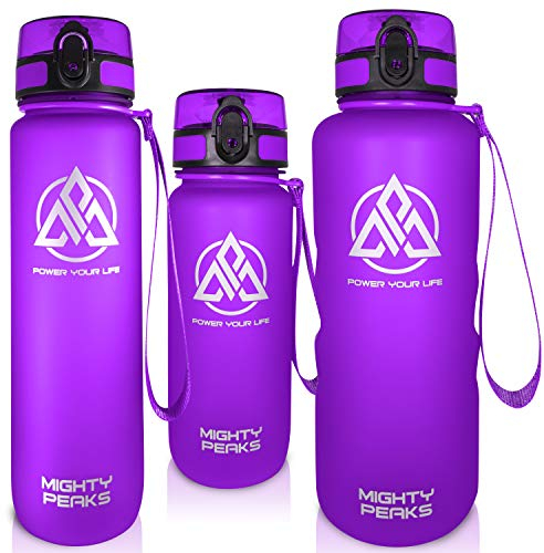 MIGHTY PEAKS Trinkflasche-Kinder auslaufsicher-leicht 350ml für Schule, Kindergarten, Mädchen Jungs kleine Wasserflasche-Kinder - BPA frei - ideal für Kindergarten, Schule, Schulranzen
