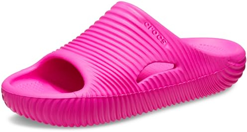 Crocs Unisex Adult Mellow Recovery Slides, Pink Crush, 8 UK Men / 10.5 UK Women
