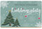 PR Print Royal Weihnachts-Platzset mit Name - Tischset Tannenbäume Lieblingsplatz - Platzdeckchen Geschenk Tischdeko Weihnachten | rutschfeste & abwischbare Unterlage Kork, 40x30cm, 1 Stück