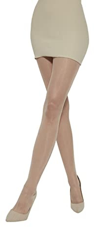 MYCHICLEGS Collant voile fin 20 DEN femme beige clair (Sahara) T6