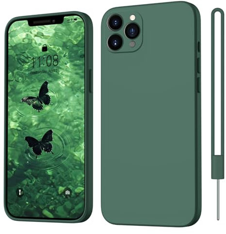 ORDA for iPhone 11 Pro Max Case Silicone for iPhone 11 Pro Max 6.5 Soft Gel Rubber Cover Ultra Slim Case Anti-Scratch Compatible with iPhone 11 Pro Max Phone Case Matte Green