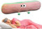 Almohada Larga para el Cuerpo, Linda Almohada para abrazar, Almohada a Rayas, cómoda para Dormir de Lado, Funda extraíble, cojín Lumbar, Almohada para acurrucarse para Adultos, Almohada para