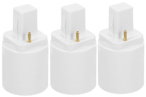Uonlytech 3 pièces Adaptateur Douille Gd Convertisseurs de Lampe pour Ampoules LED Compatible avec Éclairage Bureau Magasin et Domicile