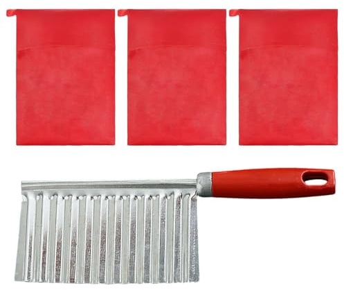 3 Bolsas De Papas Y 1 Rebanadora De Papas, Bolsas De Batata Para Microondas, Bolsas De Papas Reutilizables, Herramientas Para Rebanar En La Cocina.