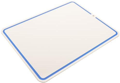 Générique Tableau Blanc Effaçable à Sec Double Face 302X23 CM Lignes Blanches pour Enseignants et Élèves Petit Tableau D’Écriture pour Apprentissage et Activités Scolaires