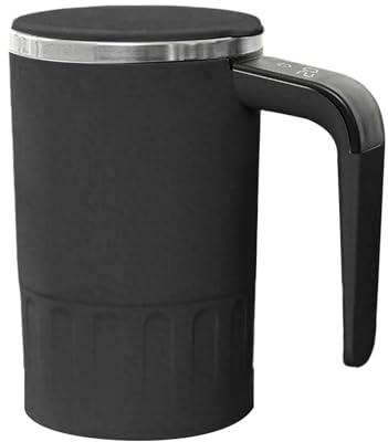 Nubamzy Stirring Mug - Automatic Magnetic with Lid | Portable Automatic Magnetic Stirring Cup,for Milk Tea Protein Powder Drink Home Kitchen Office Travel Camping Party Christmas Birthday