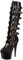 Pleaser Damen Adore-2043 Stiefel, schwarzer lack, 39 EU