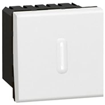Legrand 078420 Mosaic Interrupteur Temporisé, 2 Modules, Blanc