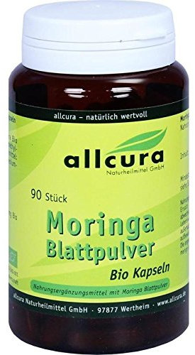 MORINGA Blattpulver Bio Kapseln 90 St
