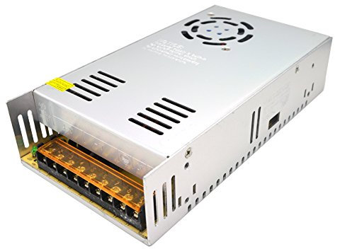 Pardarsey 12V 30A Universal Regulated Switching Power Supply Driver Compatible for LED Strip Light CCTV Radio Computer Project