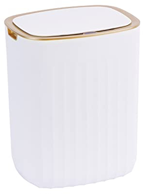 ELPHECO Pattumiera da 13,24 litri, impermeabile, con sensore di movimento, per camera da letto, con coperchio, capacità 3,5 litri di liquidi, automatico touchless, per bagno, soggiorno, ufficio,