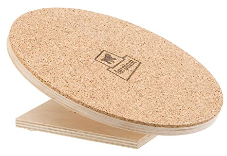 Ferplast Rueda de Madera para Hámster, Disco para Correr Hámster, Juguetes de Madera, Ratones, Diámetro 20 cm