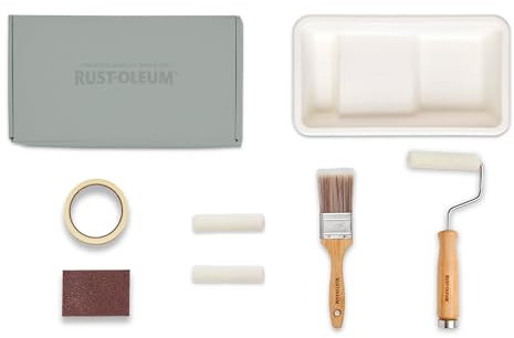 Rust-Oleum Ready to Roll - Eco Paint Kit (Small) - Kitchen Cupboard Satin Dusky Greys