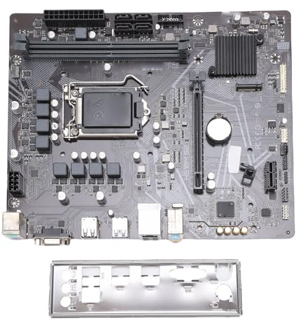 Yanmis H510M S2 Motherboard, LGA 1200 2-Kanal-DDR4-Speicher, PCI E4.0X16, M.2/Serial ATA, DVI, Computer-Motherboard für Prozessoren der 10./11. Generation