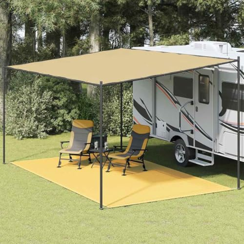 Generico Tappeto da Tenda 300x500 cm Beige,Articoli Sportivi,Ricreazione all'aperto,Campeggio ed Escursionismo,Accessori per tende-310769