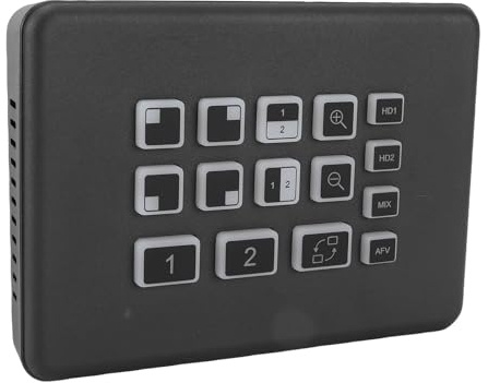 Tosuny 2x1 Live Video Switcher, HD Multimedia Interface Card with 1080p 60Hz Input Output, Type C 3.0, Plug Play, for Live Streaming Gaming Conference Recording (British regulations)
