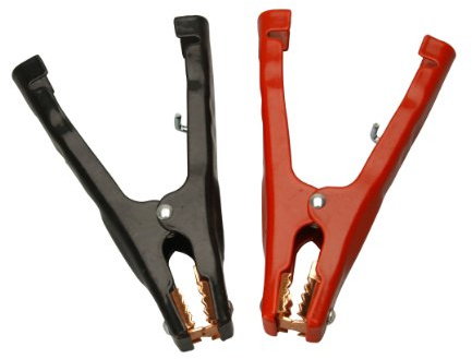 Southwire Road Power 400C-2 Replacement Jumper Clamps - Heavy Duty Vinyl Coated Steel Clamps - Durable Battery Cable Replacement Accessory for Reliable Power Connection