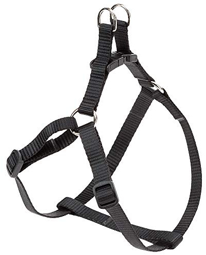 Ferplast Pettorina Cane Taglia Piccola EASY XS, Pettorina Gatto Regolabile, Facile da Indossare, 33-46 cm. Nero