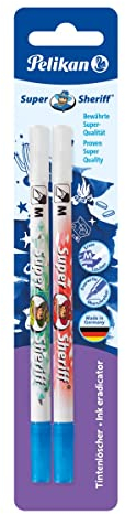 Pelikan 921759 258M/2/B Tintenlöscher Super Sheriff Löschspitze M, Multi-Spitze, Weiß, 4555 Jahre vor Ort