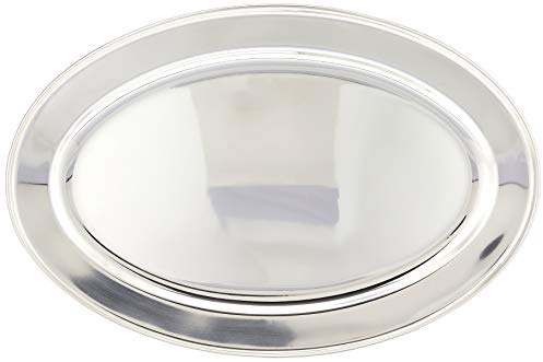 Winco Serving Platter, Oval, 18x 11-1/2, S/S