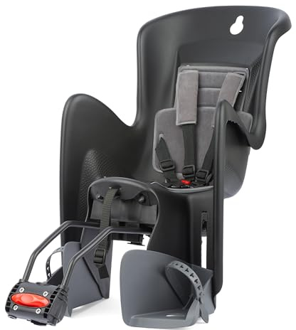 Polisport Kinder Kindersitz Bilby Sitz, Schwarz, S, 61005705