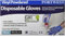 Portwest Guante Desechable De Vinilo Con Polvo, Tamaño: L, Color: Incoloro, A900CLRL