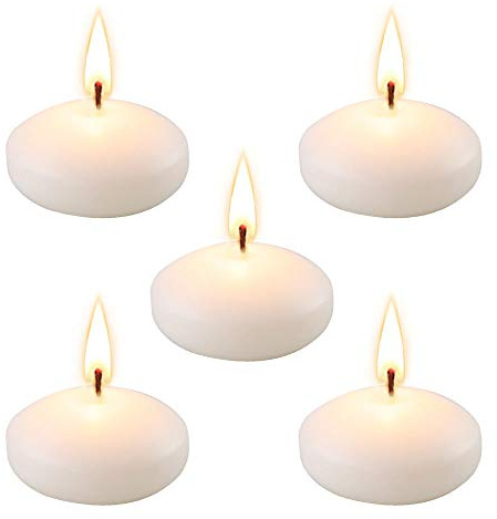 Set of 48 Unscented Floating Candles for Centerpieces, 2 Inch Small Floating Candles for Holiday, Weddings, Parties, Special Occasions and Christmas Home Decorations