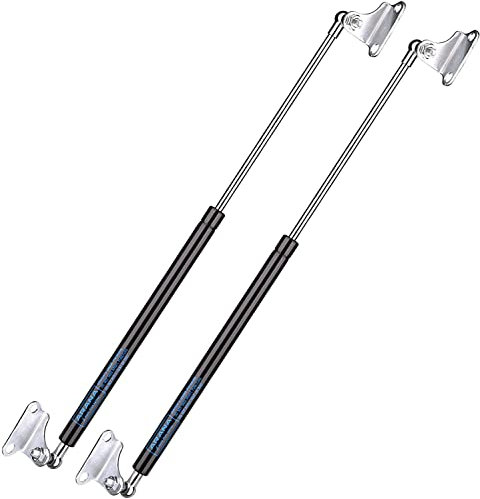Ammortizzatori a molla da 50,8 cm, 155 N, 50,8 cm, con supporto a L, per porta di armadietto, porta giocattolo, porta camper e applicazioni creative fai da te (non adatte per coperchio forte)