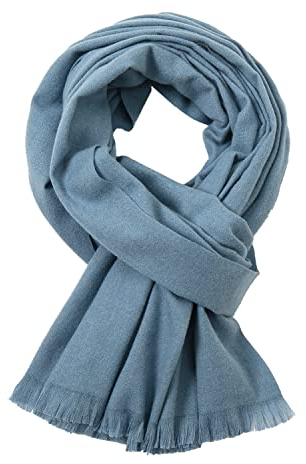 SWAT PANY Schal Blau Damen Winter Schals Tücher für Damen Pashmina Winterschal Stola Damen für Festlich Abendkleid