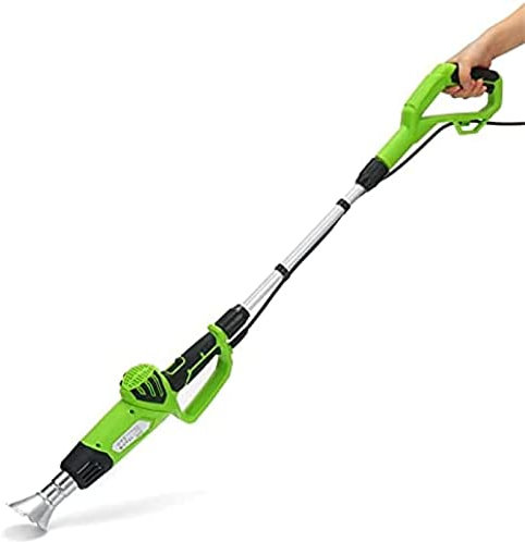 Quemador de malas hierbas 3 en 1 de 2000W, deshierbe térmico eléctrico, aire caliente, llama de hierba, herramienta de jardín segura y duradera con 5 boquillas