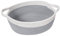 TIMEYARD Aufbewahrungskorb, Korb Geflochten, Geschenkkorb Leer, SpielzeugKorb, Baumwolle Organizer Korb für Windeln, Handtücher, Snacks, Hundespielzeug, Osterkorb, 30 x 20 x 12 cm, Grau