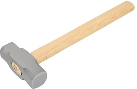 Martello professionale con testa ottagonale, manico ergonomico in legno, strumento versatile per edilizia e appassionati di ferro