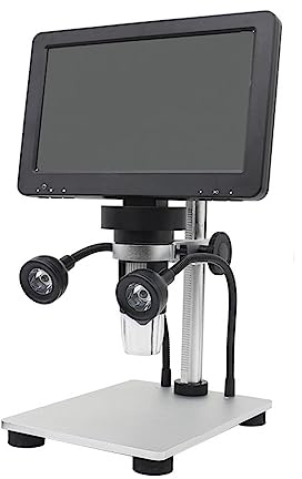 600X/1200X/1600X 4,3/7/9 LCD-skärm Digitalt Mikroskop LED-videomikroskop Med Metalllyftstativ Reparationsmikroskop(1200X 7 inch Screen)