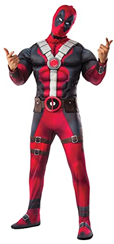Rubie's Offizielles Marvel Kostüm Deadpool für Erwachsene, Einheitsgröße, Mehrfarben, 820181STD