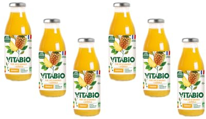 Vitabio - 100% Pur Jus - Ananas 50 cl - PACK de 6 - BIO