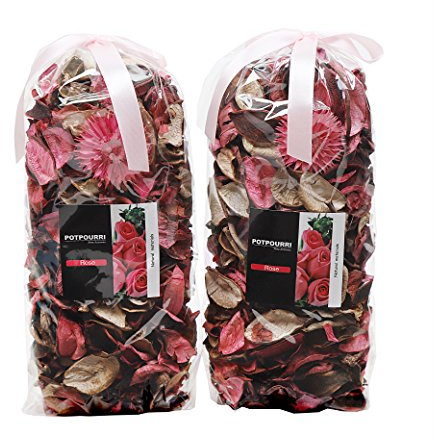 Qingbei Rina Potpourri,Rose Pot pourri getrocknete Blume, Poo Pourri Badezimmer, Schüssel Vase Füller, Tabelle Hochzeit Party Dekoration, Geschenke