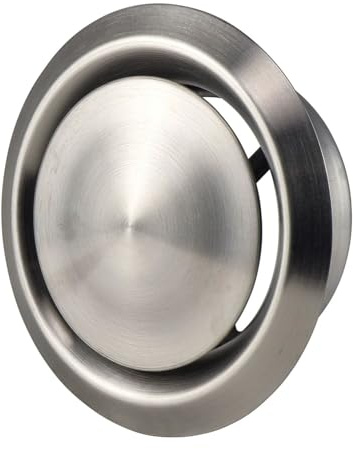 Steinberg14 Rostfritt stål 125mm rund till- och frånluftspaksventil Anemostat