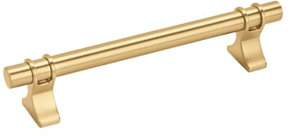 Amerock | Cabinet Pull | Champagne Bronze | 5-1/16 inch (128 mm) Center to Center | Davenport | 1 Pack | Drawer Pull | Drawer Handle | Cabinet Hardware