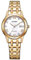 Citizen Damen Analog Quarz Uhr mit Edelstahl Armband FE1243-83A