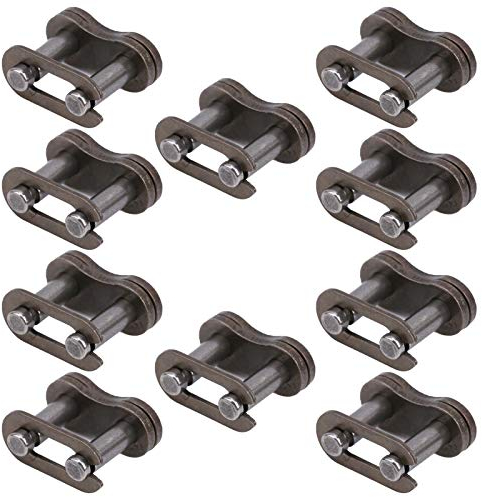 25H-Kettenhauptglied, 10-teiliges Kettenverbindungsglied, Gusseisen, Hochfestes Motorrad-Kettenhauptglied