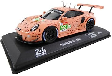 OPO 10 - Voiture Miniature 1/43 Compatible avec Porsche 911 RSR Le Mans 2018 - Christensen - 24LM02