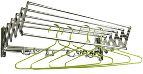 Rail de Tour de sèche-Linge Pliant télescopique, Support de séchage à Linge Mural, Support de séchage Facile à Ranger, Cintre à vêtements Peu encombrant pour Salle de Bain de buanderie (Onecolor 70