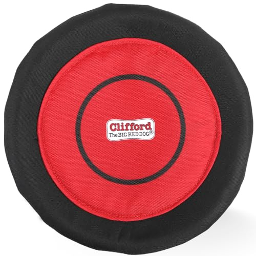 Clifford® Flying Disc Frisbee Dog Toy for Aggressive Chewers | 9.25 Durable Dog Frisbee | Quality, Strong Nylon Frisbee for Dogs for Fetch, Toss and Tug