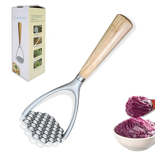 Schiacciapatate in metallo, resistente, in acciaio inox, per purè di patate, carote, formaggio, grattugia grattugia, resistente alla ruggine, durevole, strumento essenziale da cucina (regolare-A,
