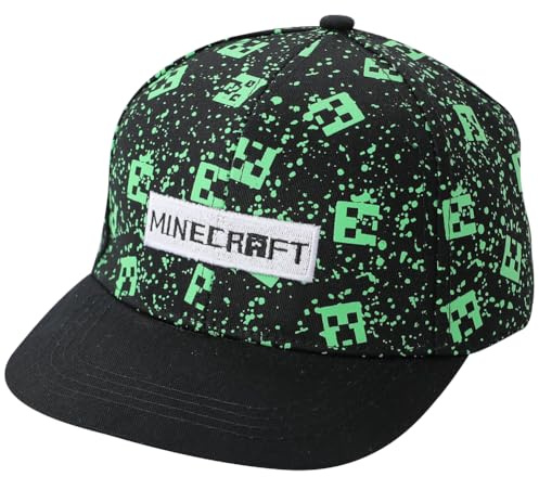 Cree-per Casquette de Baseball Ajustable, Miner Chapeau Enfant Garçon, Chapeau de Soleil, Casquette de Baseball Décontractée pour Les Sports d'Extérieur-A