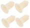 ULTECHNOVO 4 Pièces Support de pied du plateau de balance gobelets gradués en plastique balance de cuisine avec bol échelle de gramme numérique bécher tasses à mesurer cuve à pâte blanche