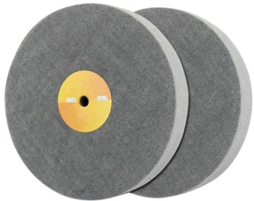GATHINESS Disco Abrasivo para Acabado Fino de Fibra de Nailon Rueda de Pulido Resistente Grano 240 para Pulir Cobre y Acero Inoxidable en Fundición y Aeroespacial